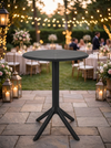 TABLE EN PLASTIQUE NOIRE - Photo 1
