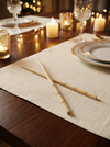 LOT DE 2 BAGUETTES CHINOISE EN BOIS - Photo 2