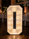 CHIFFRE LUMINEUX BOIS COULEUR BLANC 0 - Photo 1