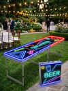 TABLE BEER PONG LUMINEUSE - Photo 1