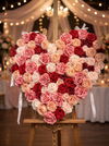 COEUR EN TISSUS DÉCORATION DE FLEURS - Photo 1
