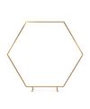 ARCHE MÉTAL HEXAGONALE OR - Photo 2