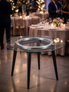 PLATEAU EN VERRE TOURNANT  - Photo 2
