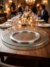 PLATEAU EN VERRE TOURNANT  - Photo 1