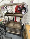 CHARETTE COULEUR BOIS ET METAL CHAKS - Photo 2