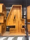CHIFFRE BOIS COULEUR BOIS 4 - Photo 2