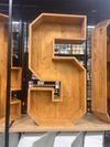 CHIFFRE BOIS COULEUR BOIS 5 - Photo 2
