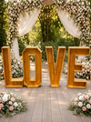 LOVE EN BOIS COULEUR BOIS - Photo 1