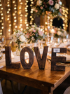 LOVE EN BOIS PM MARRON - Photo 1
