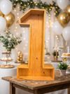 CHIFFRE BOIS COULEUR BOIS 1 - Photo 1