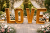 LOVE EN BOIS COULEUR BOIS - Photo 2