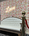 MUR DE FLEURS ROSE - Photo 2