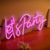 PANNEAU LED LUMINEUX LET'S PARTY - Photo 2