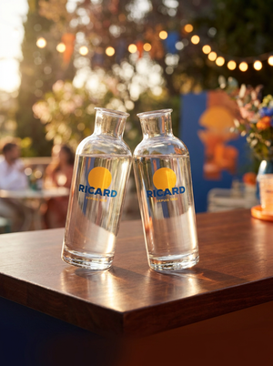 CARAFE EN VERRE À PASTIS RICARD 1L