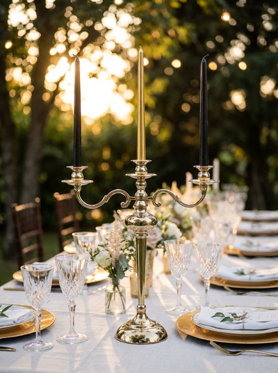 Location CHANDELIER DE TABLE OR