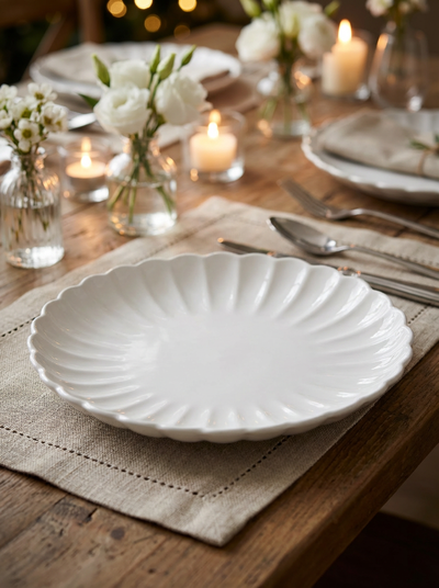ASSIETTE BLANCHE ROMY GM