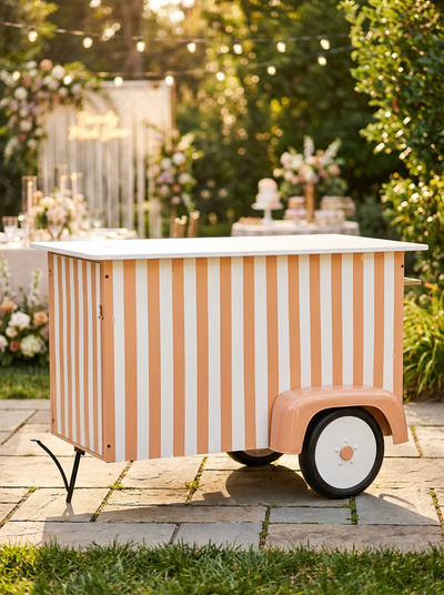 Location CHARIOT PRESENTOIR DESSERTE A RAYURES