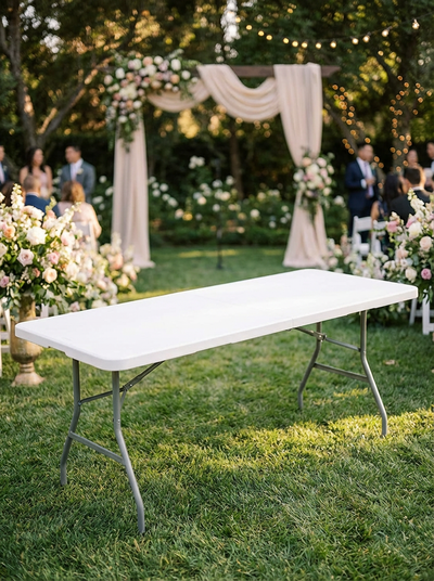 TABLE RECTANGLE PLIANTE 180 CM X 74CM