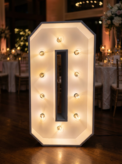 CHIFFRE LUMINEUX BOIS COULEUR BLANC 0