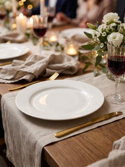 Location ASSIETTE RONDE BLANCHE PM