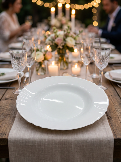 ASSIETTE ARCOPAL CREUSE