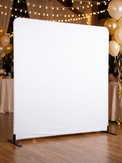 Location TOILE AVEC SUPPORT BLANC UNIS