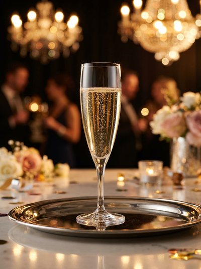Location FLUTE A CHAMPAGNE EN PLASTIQUE TRANSPARENT