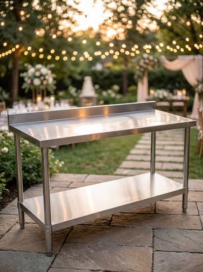 Location TABLE INOX CUISINE 2M X 0,50M