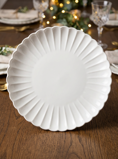ASSIETTE BLANCHE ROMY PM