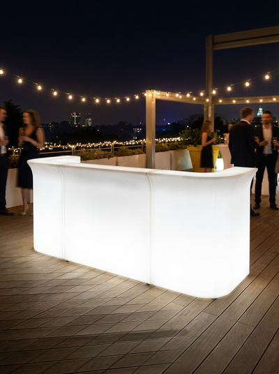 Location BAR 3 ELEMENTS LUMINEUX - 3 AUTONOME - 6 AMPOULES