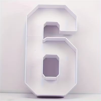 Location CHIFFRE BOIS 6 COULEUR BLANC