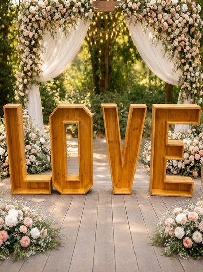 Location LOVE EN BOIS COULEUR BOIS