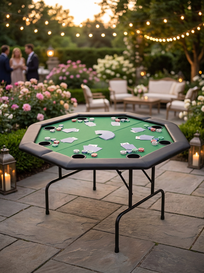 TABLE DE POKER PLIABLE POUR 8 JOUEURS