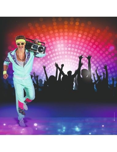 Location TOILE BACKDROP AVEC SUPPORT DANSEUR DJ 2X2M