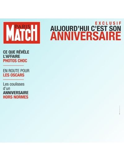 Location TOILE BACKDROP AVEC SUPPORT PARIS MATCH ANNIVERSAIRE 2X2M