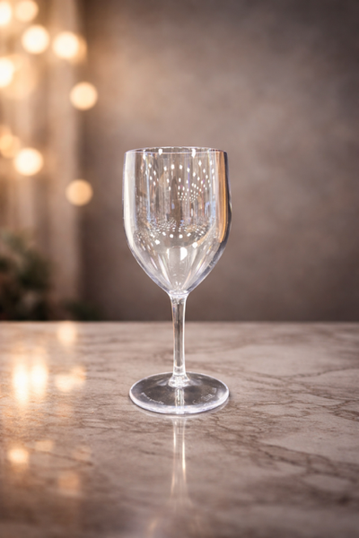 Location VERRE A EAU A PIED 27CL EN PLASTIQUE TRANSPARENT