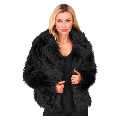 Location VESTE FEMME EN PELUCHE NOIR