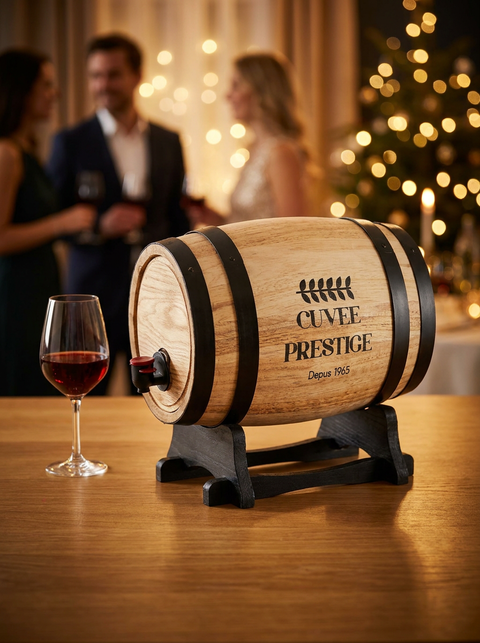 Tonneau distributeur de vin en location pour événement - Faites la Fête