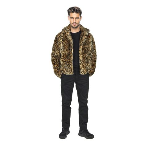 Fourrure leopard taille l en location pour événement - Faites la Fête